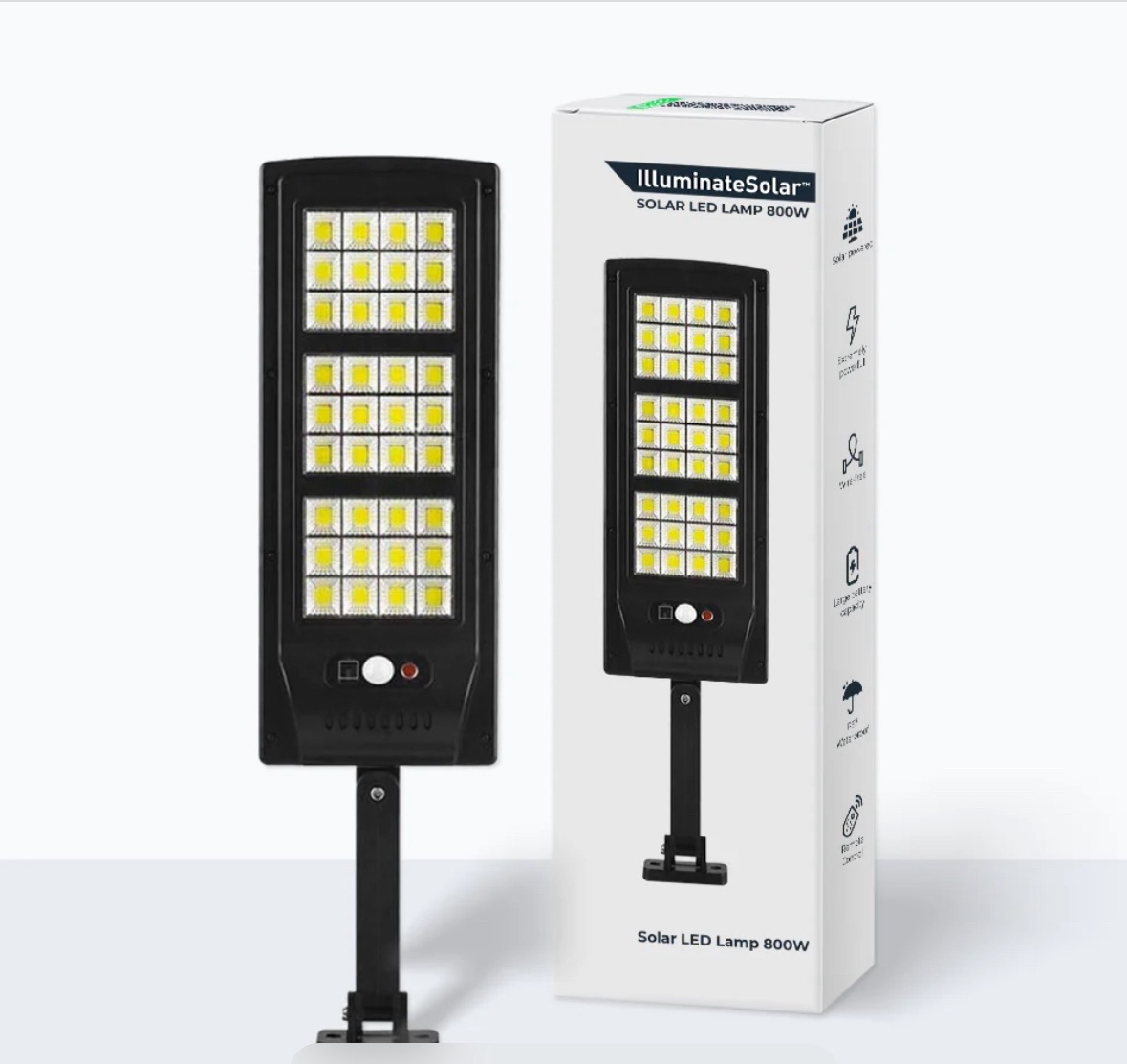 SunBrightNordic mega solcellsdrivna lampa